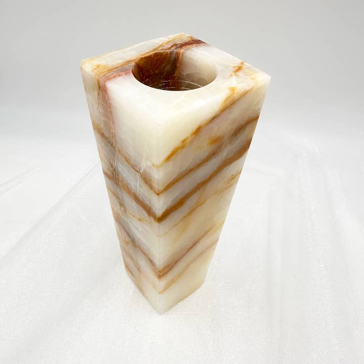 Page Imports - Wholesale Vase - 8" Square Vase in Marble and Onyx23
