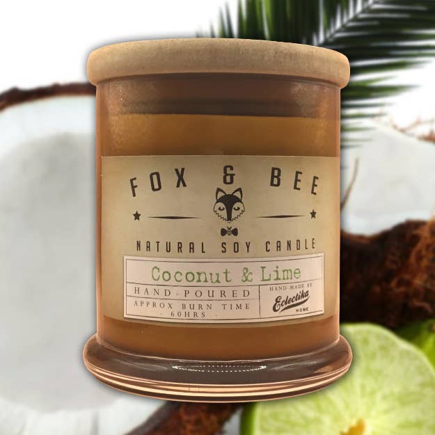 Bougie de soja Noix de coco pour la vente par Eclectika Home