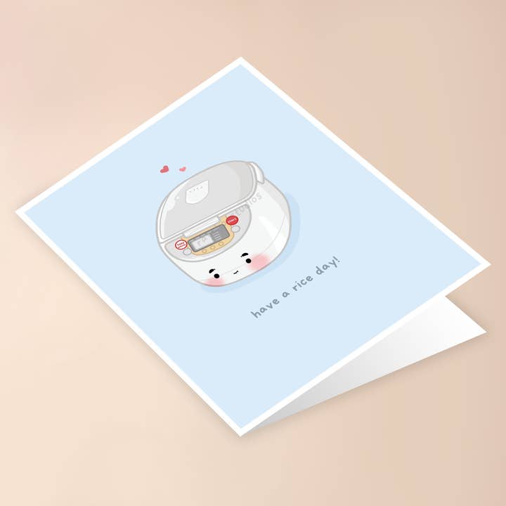Raychoo Studios Inc. - Wholesale Everyday greeting card - Have A Rice Day! Greeting Card1