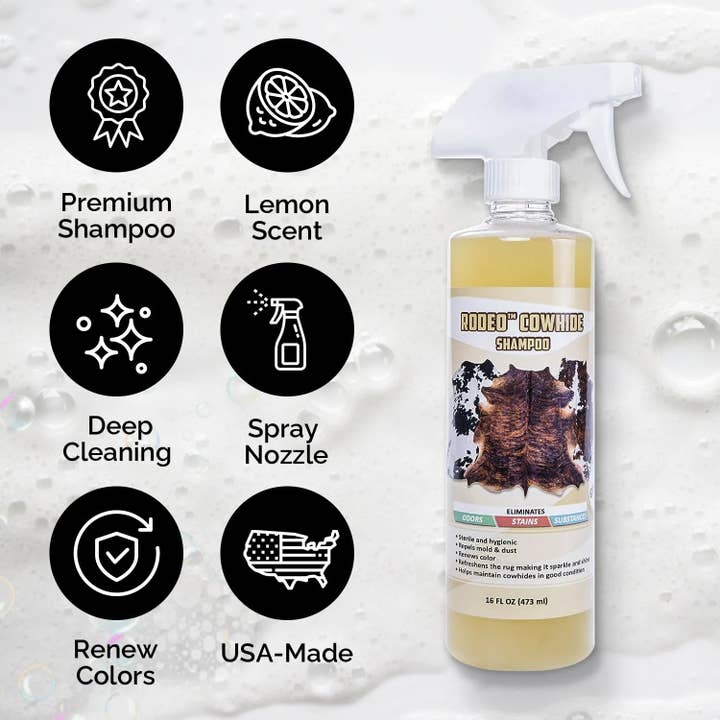 Rodeo - Wholesale Liquid laundry detergent - Rodeo Cowhide Shampoo Rug Cleaner3