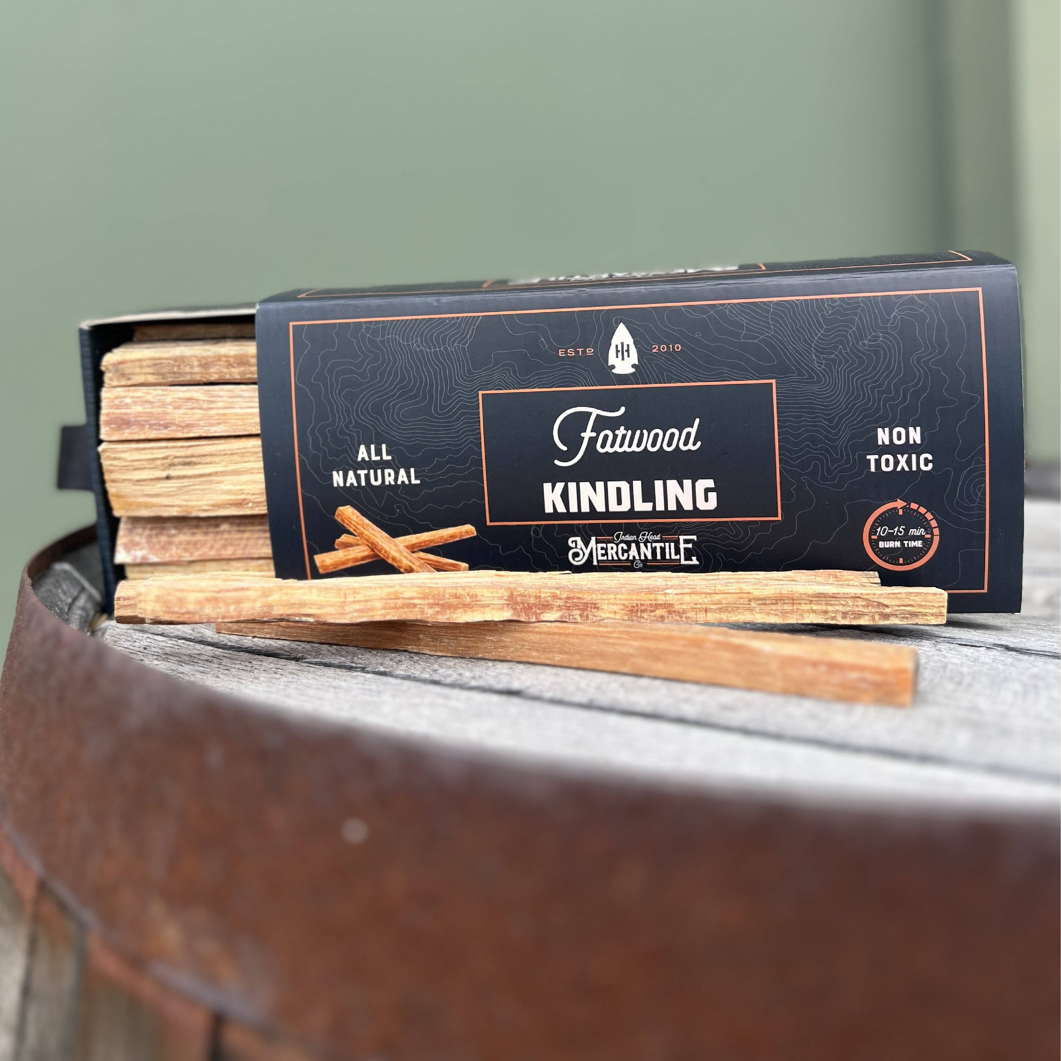 Indian Head Firewood - Venta al por mayor Cerillas - Astillas de madera resinosa0