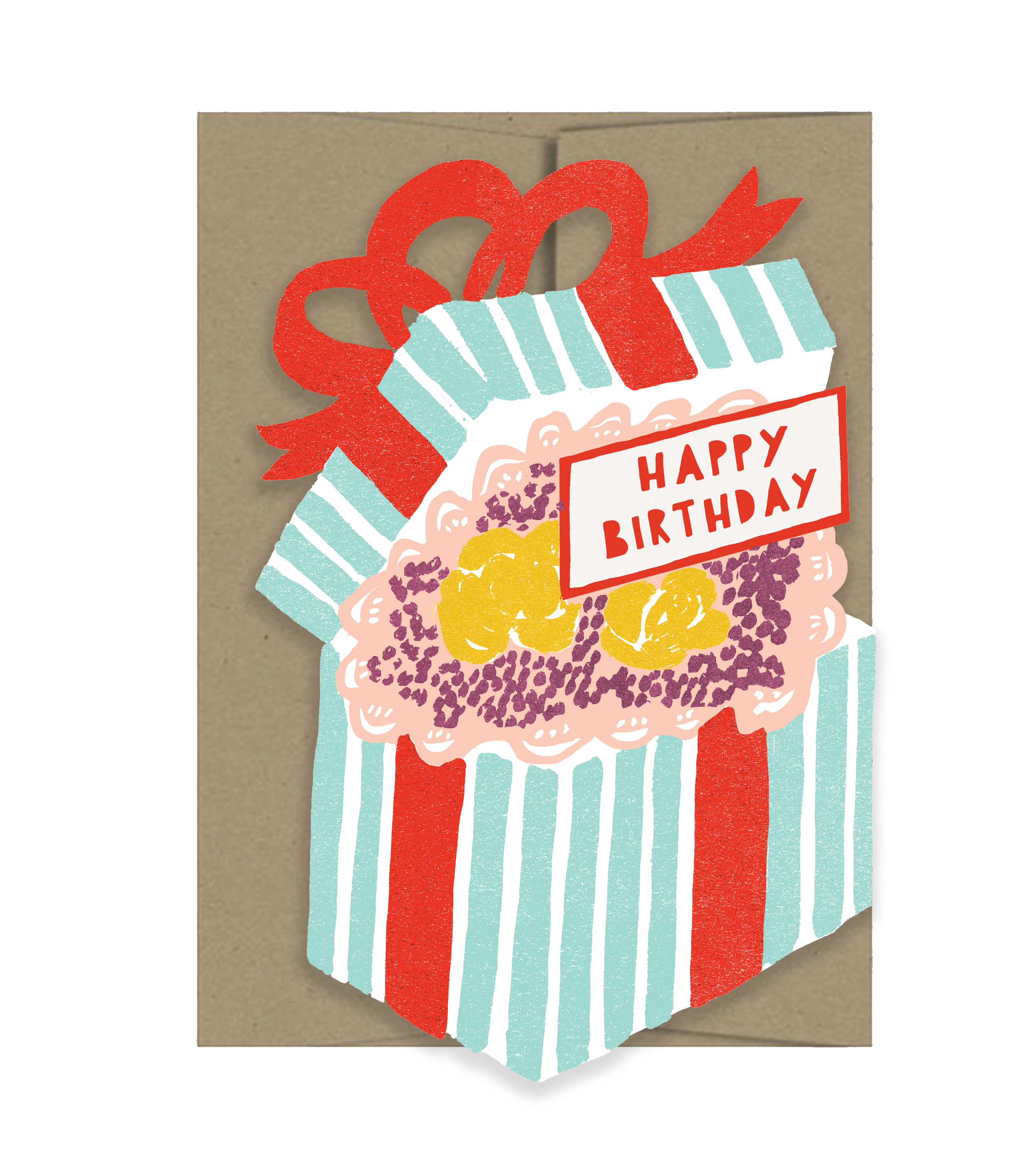 Isatopia – wholesale Birthday card – Happy Birthday Gift - Die Cut Card0