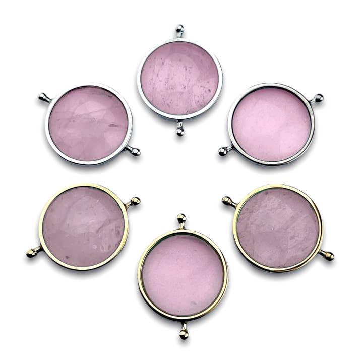 CONQUERing - Vendita all'ingrosso Anelli con pietra singola/solitario - Elemento in cristallo Kunzite1