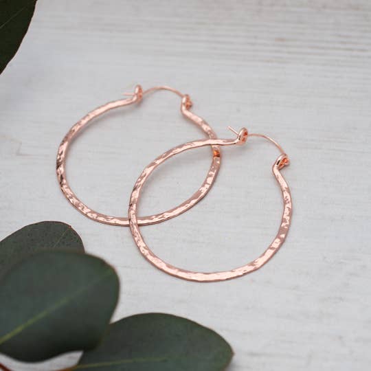 Primitive Hoops-Rose Gold for wholesale on Faire