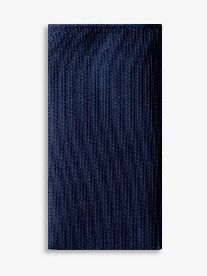 Navy with a Pattern Pocket Square for wholesale by GoTie