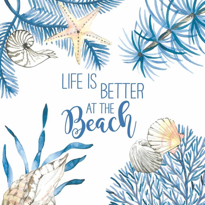 BEV-OCEAN LIFE IS BETTER for wholesale by Paperproducts Design • Ambiente