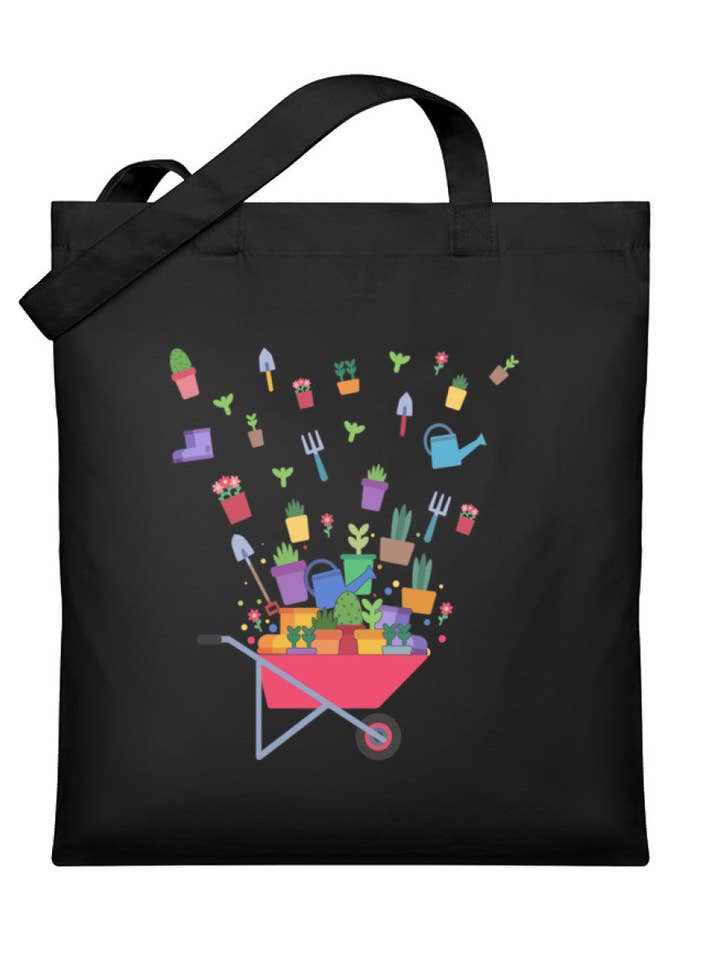 Happy Gardening - organic jute bag for wholesale by GARTENFAN