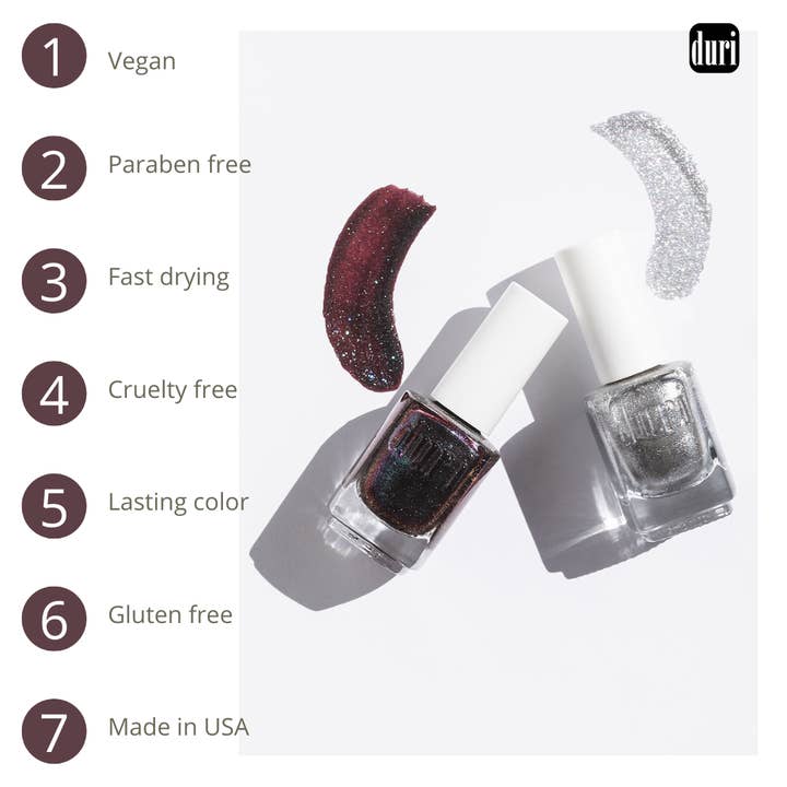 Duri Cosmetics - Wholesale Nail Polish - 178 All that Glitters, Gold Glitter Nail Polish3