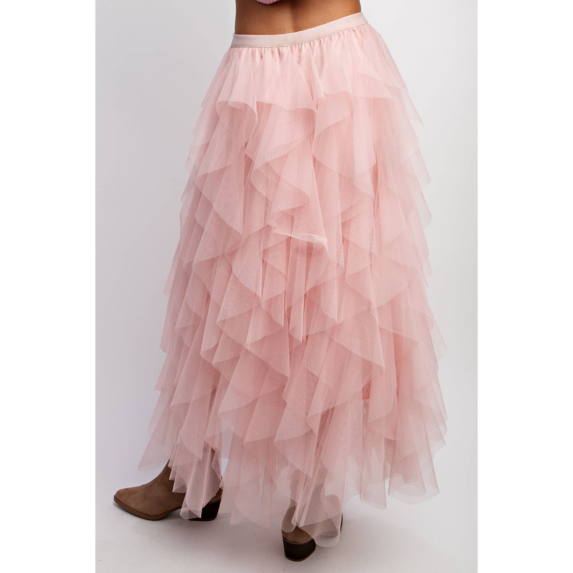 Sweet Generis - Wholesale Skirt - Women's - CASCADING TULLE MESH LAYERED MAX SKIRT39