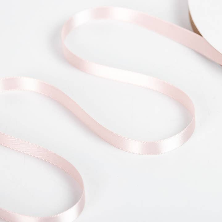 Little Ribbon Shop - Wholesale Ribbon - Gift Wrapping - Blush 08 Double Faced Satin Ribbon 100-Yard Roll