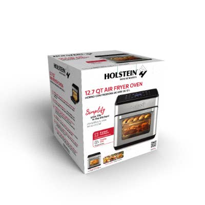 Black HOLSTEIN HOUSEWARES 12.7 QT. AIR FRYER OVEN for wholesale on Faire5