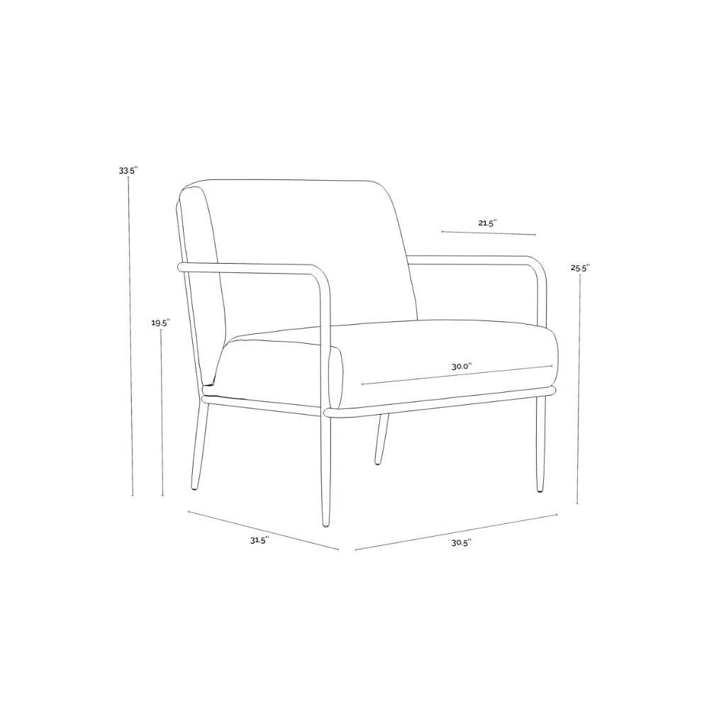 LOOMLAN - Wholesale Chair - Lathan Leather Lounge Chair9