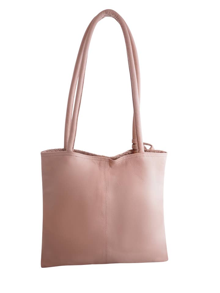 Billie Tote | Misty Rose for wholesale by Cadelle Leather