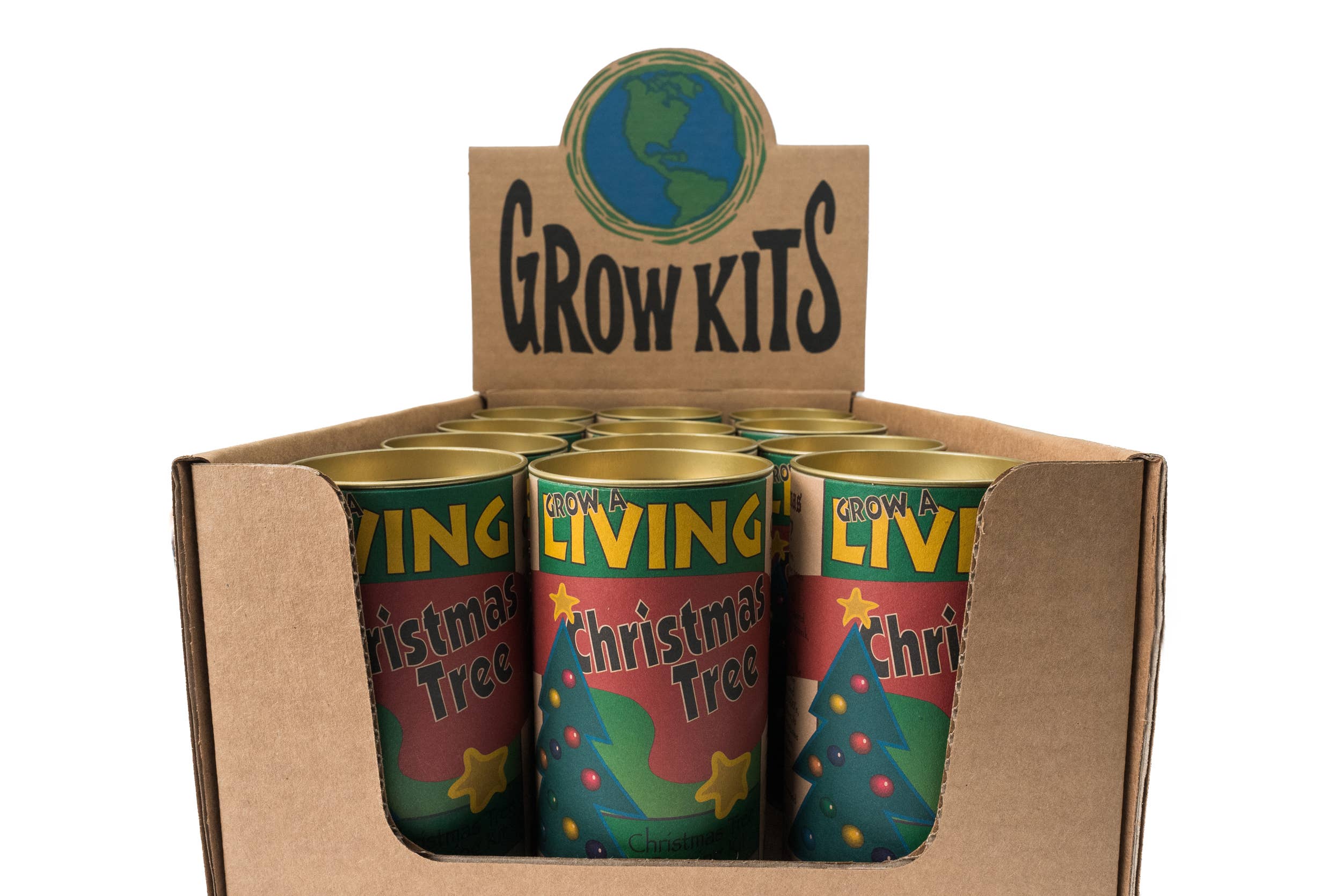 The Jonsteen Company - Wholesale Retailer Display - Home & Living - Living Christmas Case Pack | 12 Grow Kits w/ Display1