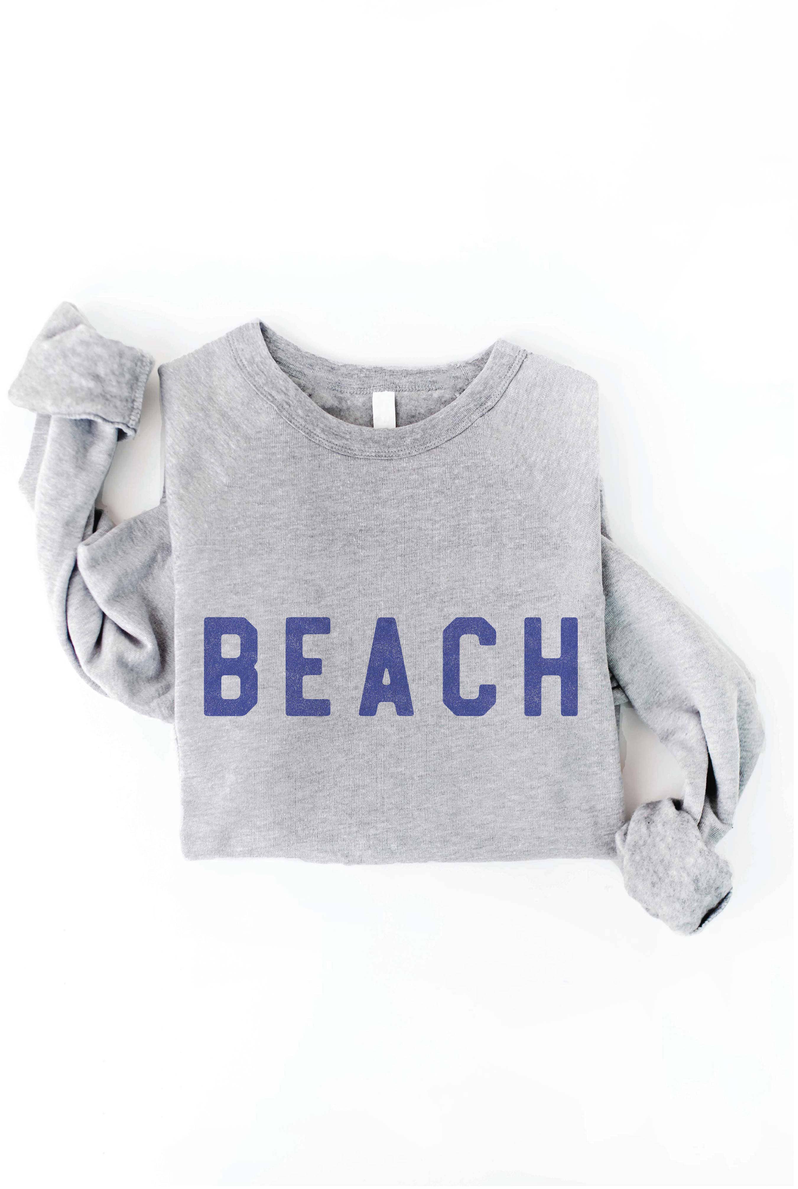 OAT COLLECTIVE - Wholesale Graphic Sweatshirt - Women's - BEACH Graphic Sweatshirt5