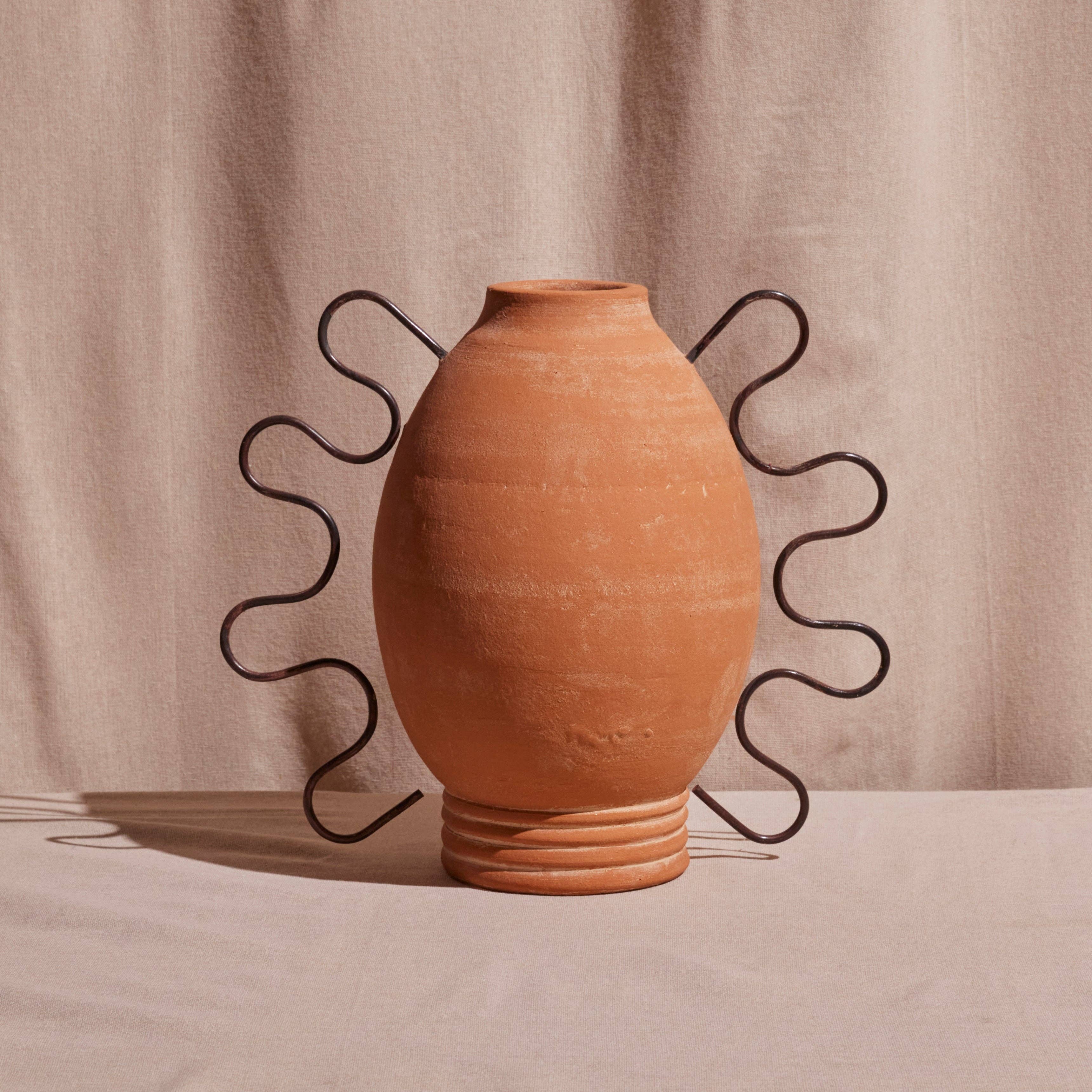 Meso Goods - Wholesale Vase - Aman Terracotta Vessel by Diego Olivero2