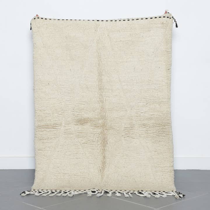 Minimalistisch wollen vloerkleed handgeweven Berber stijl (100×150 cm) voor wholesale door MUSMUSRUGS