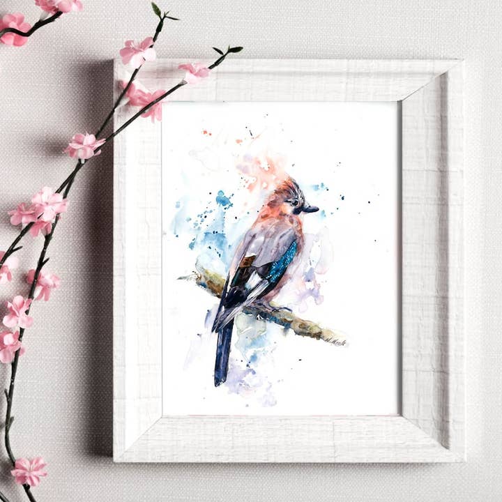 „Jay” Fine Art Print voor wholesale door Naomi Neale Art