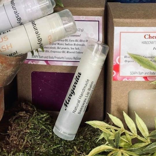 Natural Lip Balms, (Fun Flavored, 0.15 oz) for wholesale by SOAPY Bath and Body Products