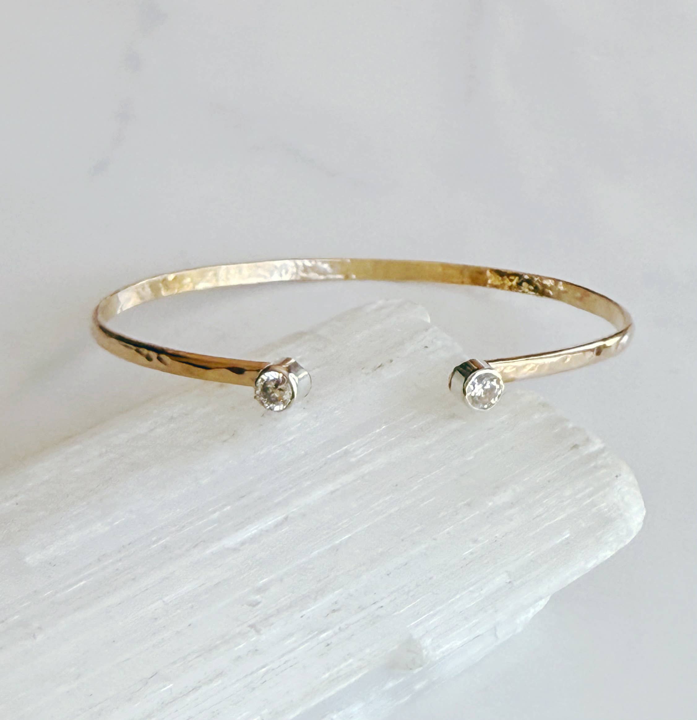 Bonnie Boardman Jewelry - Wholesale Cuff Bracelet - Swarovski hammered cuff3