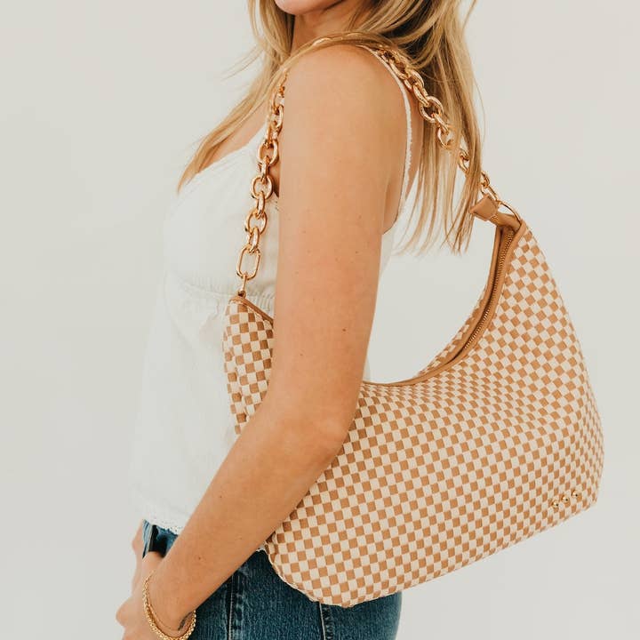 Pretty Simple - Wholesale Shoulder Bag - Women's - Sienna Slouchy Woven Shoulder Bag - TOP SELLER2