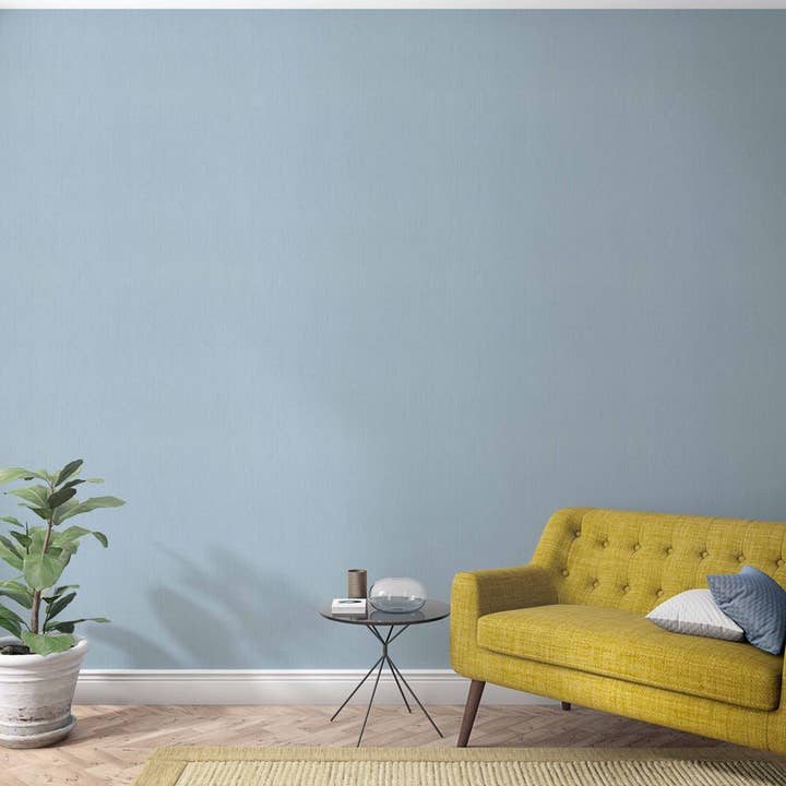 Plain light blue wallpaper for bedroom, living room or kitchen. for wholesale by Marburg