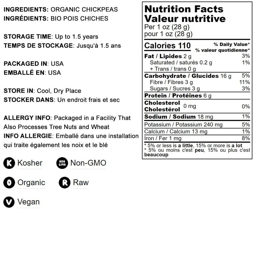 Food To Live - Wholesale Flour - Organic Garbanzo Bean Flour – Non-GMO Chickpea Flour, Kosher2