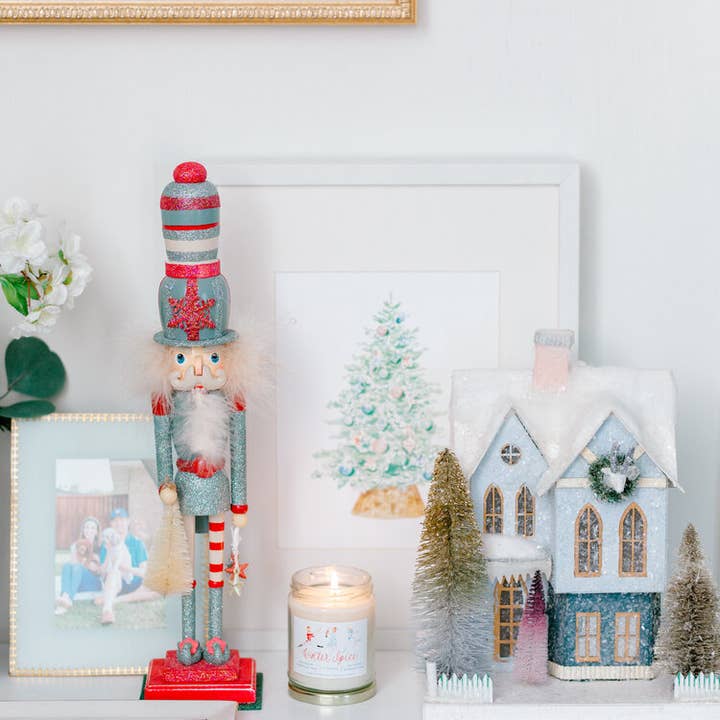 Impressão artística da árvore de Natal em aquarela por atacado de Simply Jessica Marie