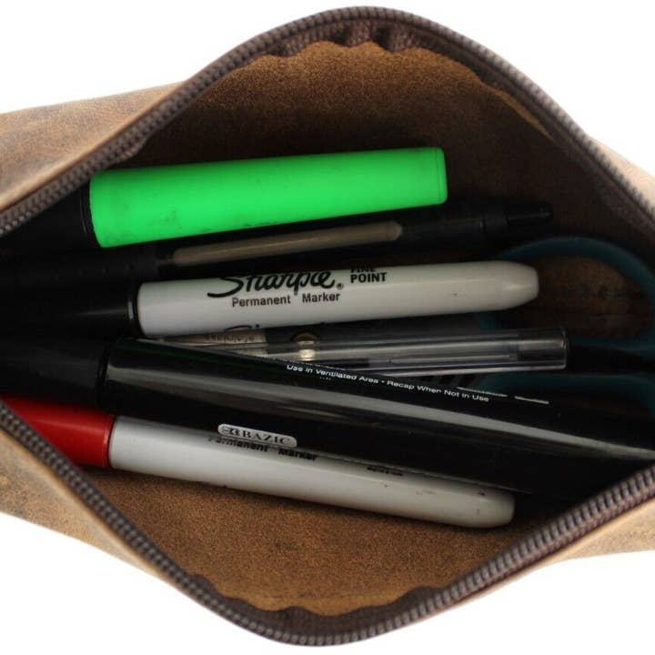 hide & chic - Wholesale Pencil case/pouch - pencil case genuine leather2