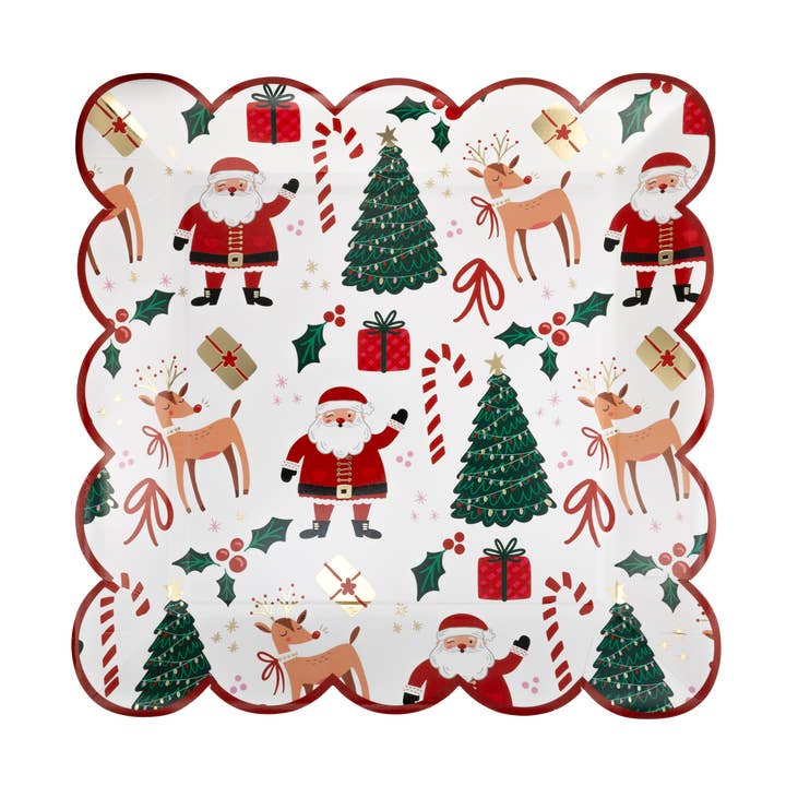 WHM1145 - Whimsy Christmas Scatter 10" tallrik för wholesale av My Mind’s Eye