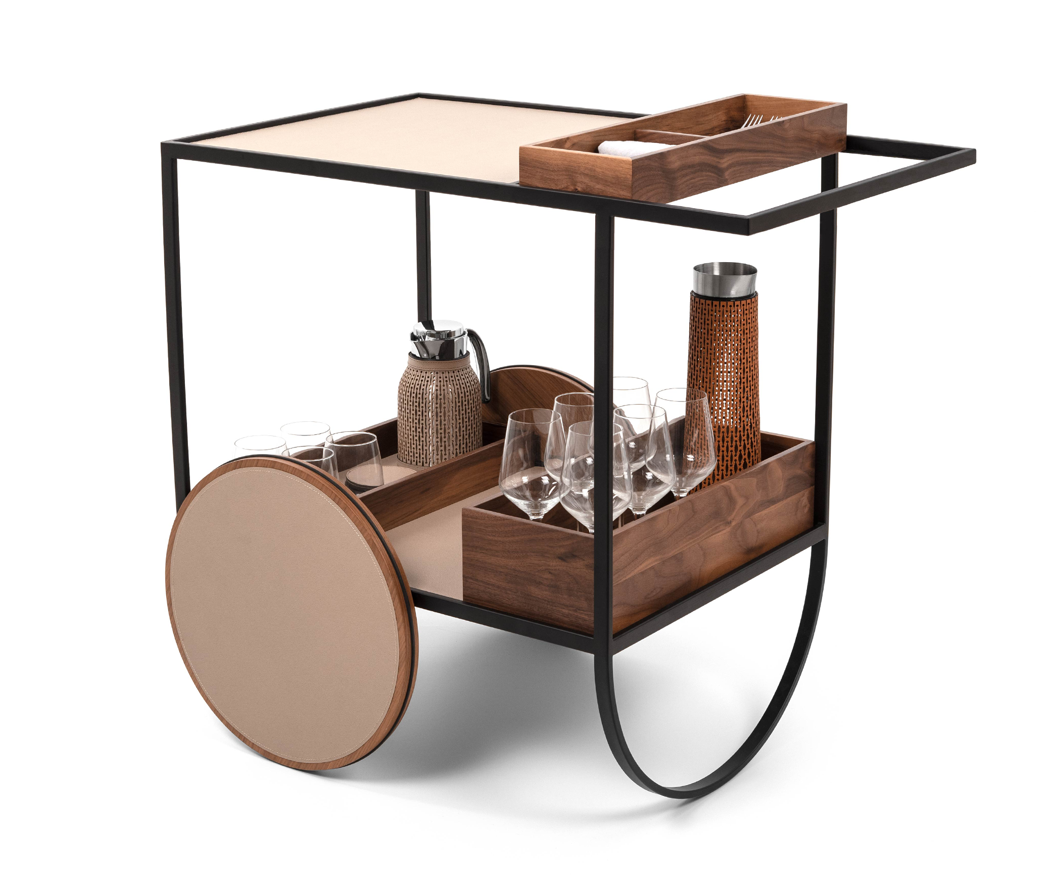 Pinetti - Wholesale Bar Cart - Carrello di servizio Magenta4