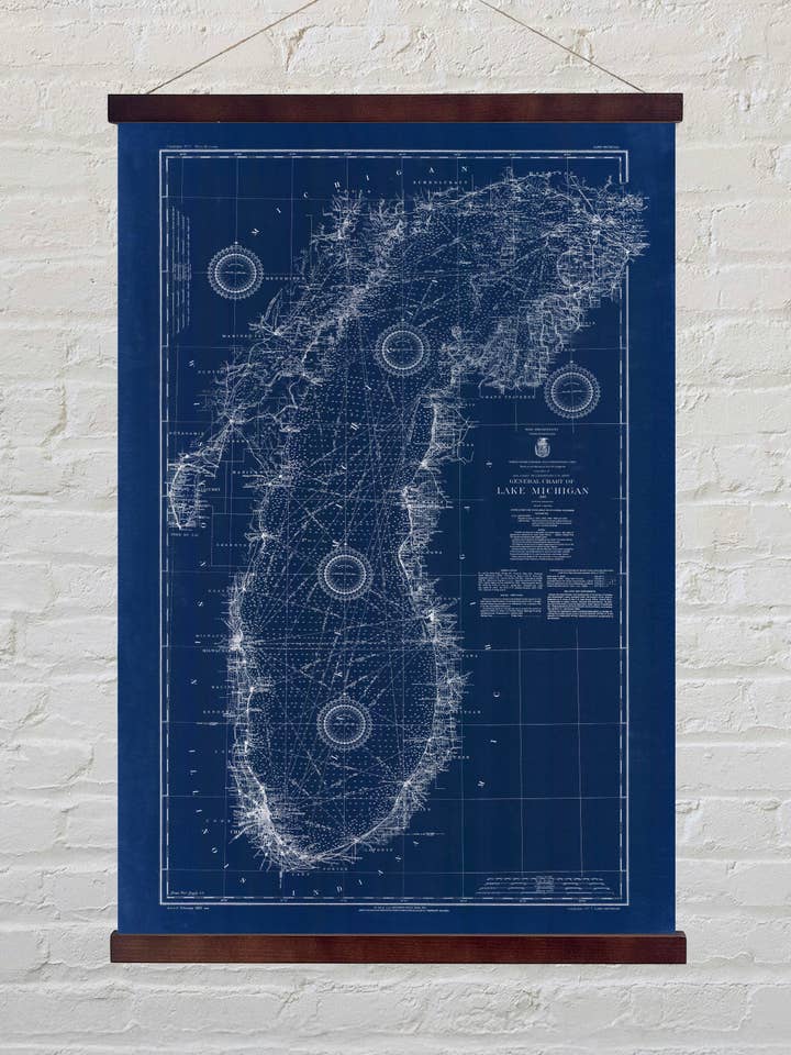 Lake Michigan 1933, navy for wholesale by Home Port Supply Co.