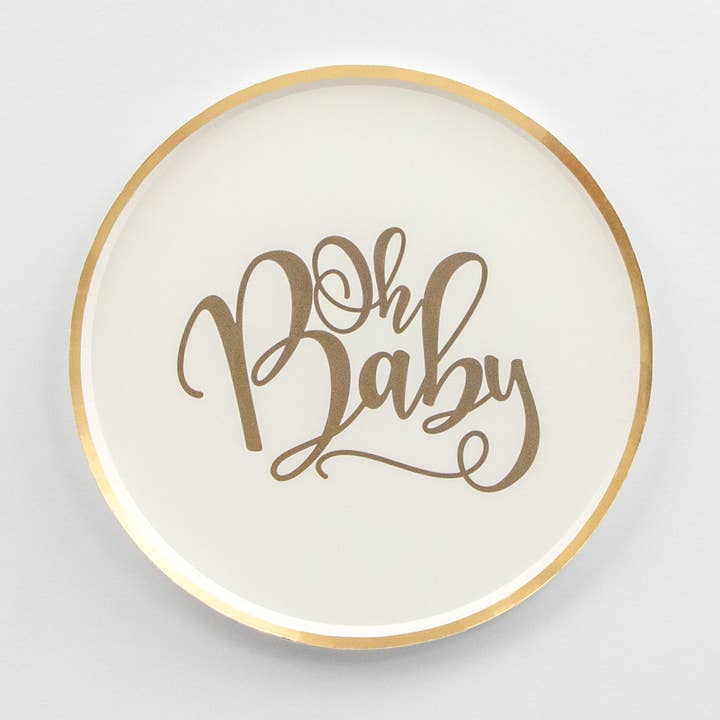 Partyteller aus Papier — Oh Baby für den Großhandel von ThreeTwoOne