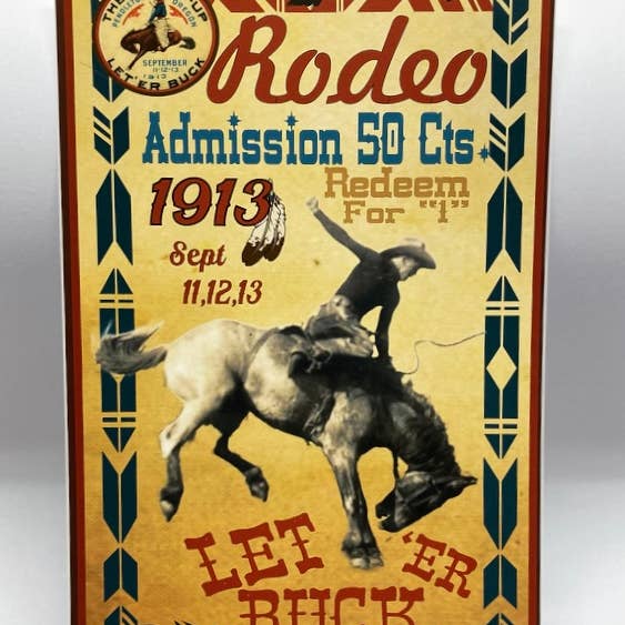Red Dirt Ranch Clothing Company - Wholesale Poster - Poster Pendleton 1913 Rodeo0