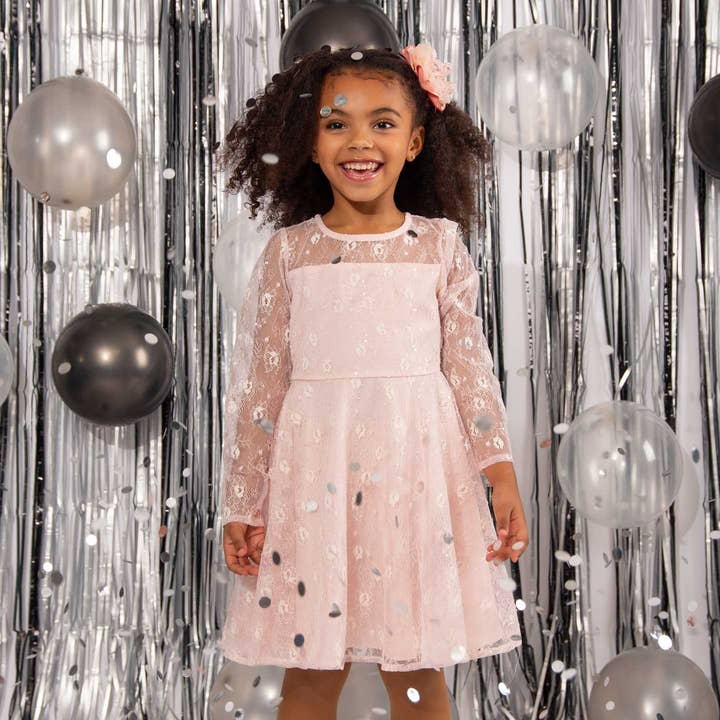 KG-JH8217-24 - Geweven Stof Jurk voor Meisjeskind voor wholesale door Ativo Kids