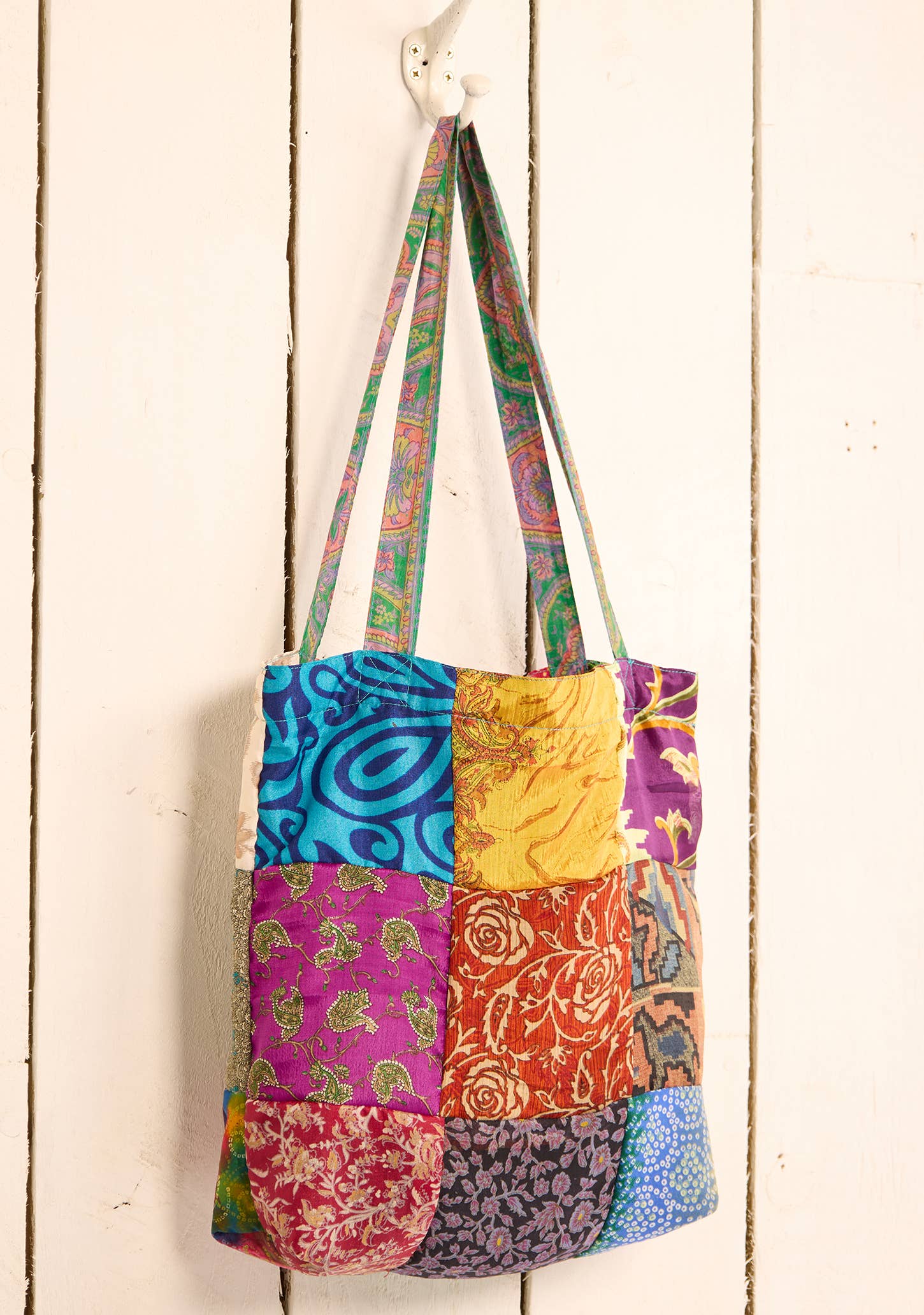 Namaste - Wholesale Tote Bag - Women's - Recycled Sari Tote Bag1