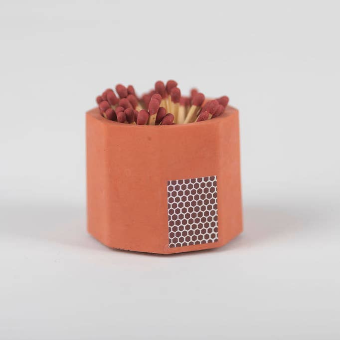 Tenn Prairie - Wholesale Match Holder - Concrete Match Holder – Modern Design with 2-Inch Safety Matches2