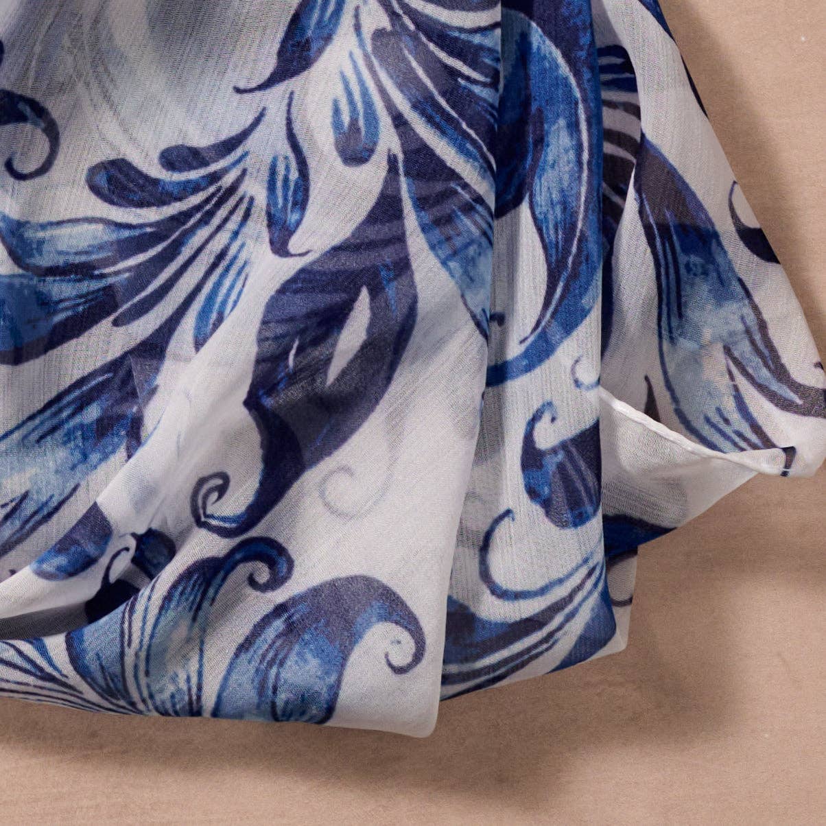 Ten Thousand Villages - Vente Écharpe – femme - Foulard en chiffon à motif cachemire Keya2