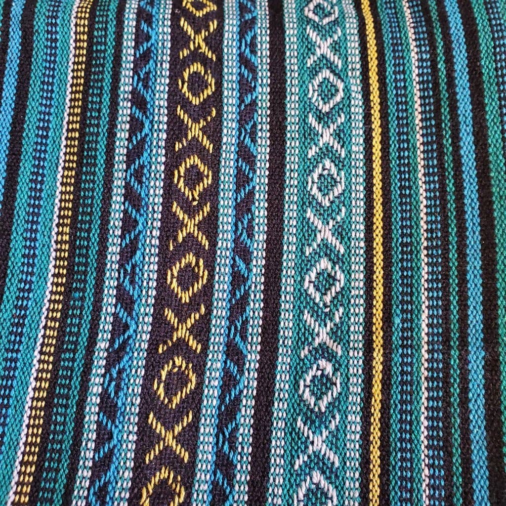 Walking Palm - Wholesale Pet Carrier - Dog - Dog Sling - Peacock Blue Woven1