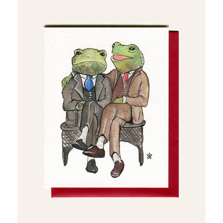 Darling Illustrations - Wholesale Love Card - You're Ribbiting - Frog Notecard