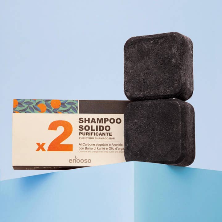 Purifying Solid Shampoo for Oily Hair (double pack) for wholesale by Enooso