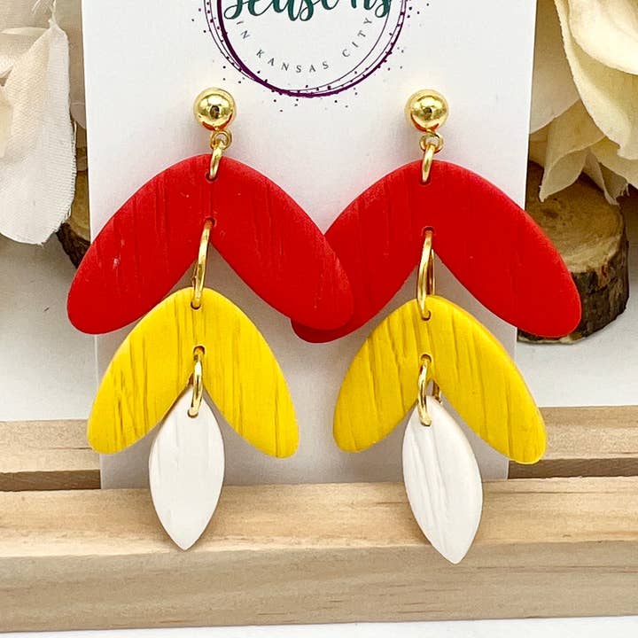 Red and Yellow Petals | Kansas City Football for wholesale by Seasons in Kansas City