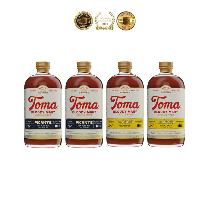 Toma Bloody Mary Mixer - VARIETY 8oz for wholesale by Toma Beverage Co