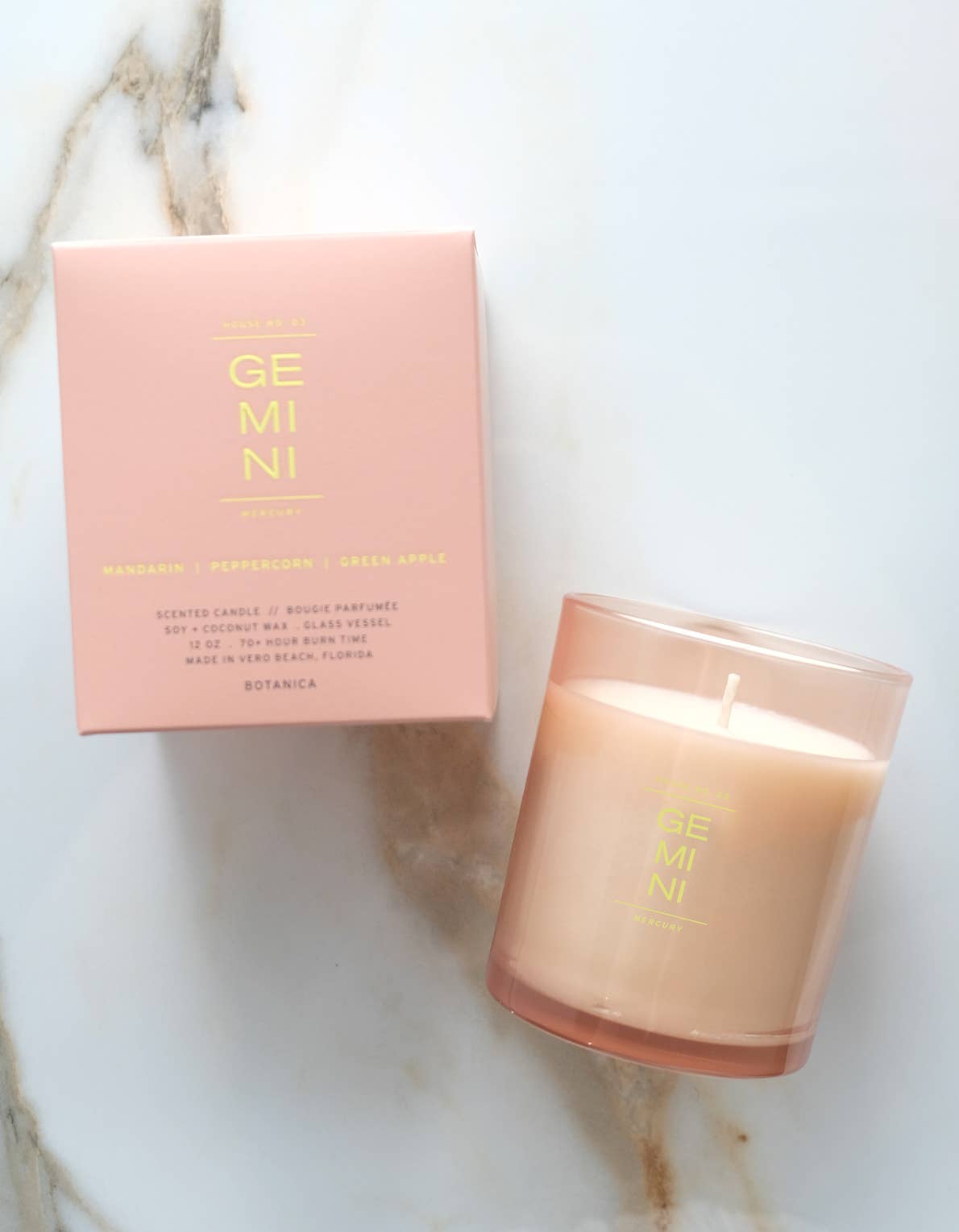 BOTANICA - Wholesale Jar/Filled Candle - Zodiac: Gemini Candle | 12oz.2