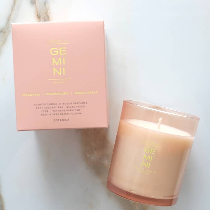 BOTANICA - Wholesale Jar/Filled Candle - Zodiac: Gemini Candle | 12oz.2