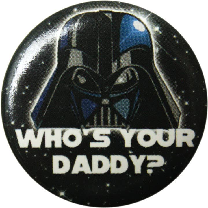 Pin-on Button - 1.25 Inch - Star Wars - Darth Vader for wholesale by Square Deal Recordings & Supplies