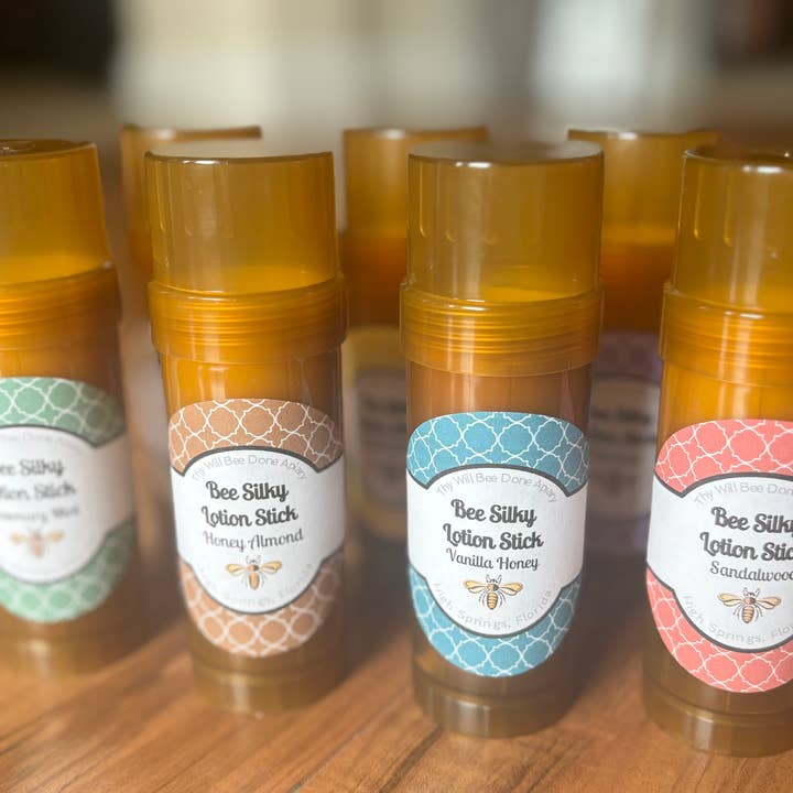 Stick de lotion, Barre de lotion solide, Peau sèche, Hydratant pour la peau pour la vente par Thy Will Bee Done Apiary
