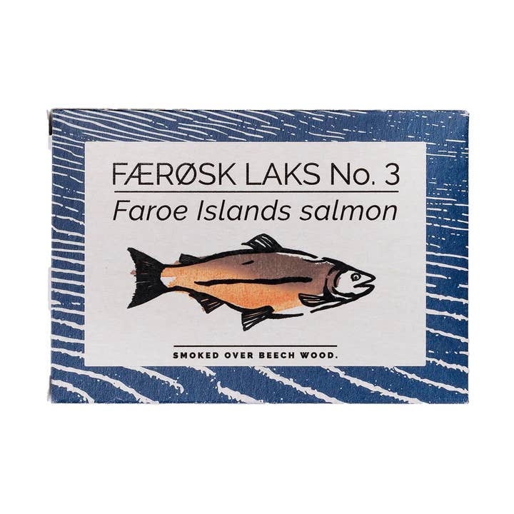 Fangst Færøsk Laks No.3 Smoked Over Beech Wood 110g for wholesale by FANGST