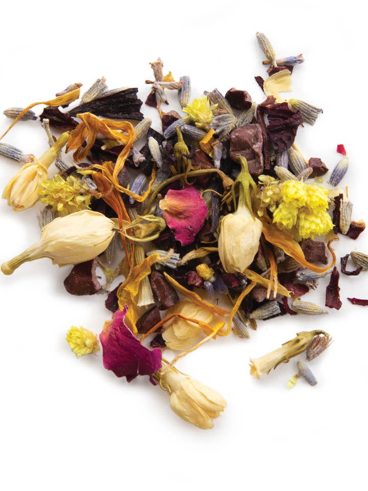 Helichrysum Lavender BULK | glowing skin blend | 100 serv. for wholesale by Vida Teas For Life