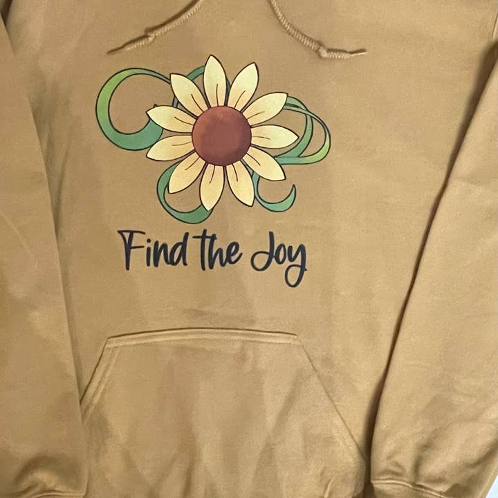 Trouvez le sweat à capuche Joy pour la vente par Shea's Chic LLC